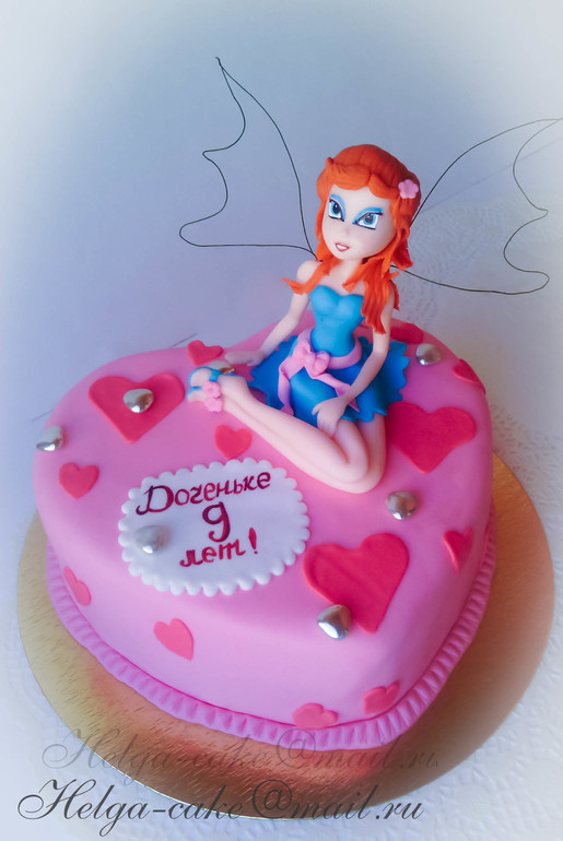 Торты на заказ г. Железнодорожный. Торт с феей Винкс