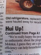 Ну как вам такой призывчик? или языковые перлы на Гавайах...