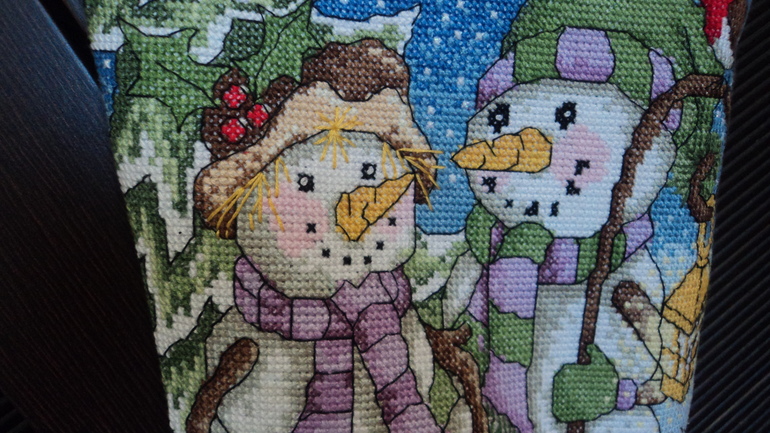 Новогодний сапожок.