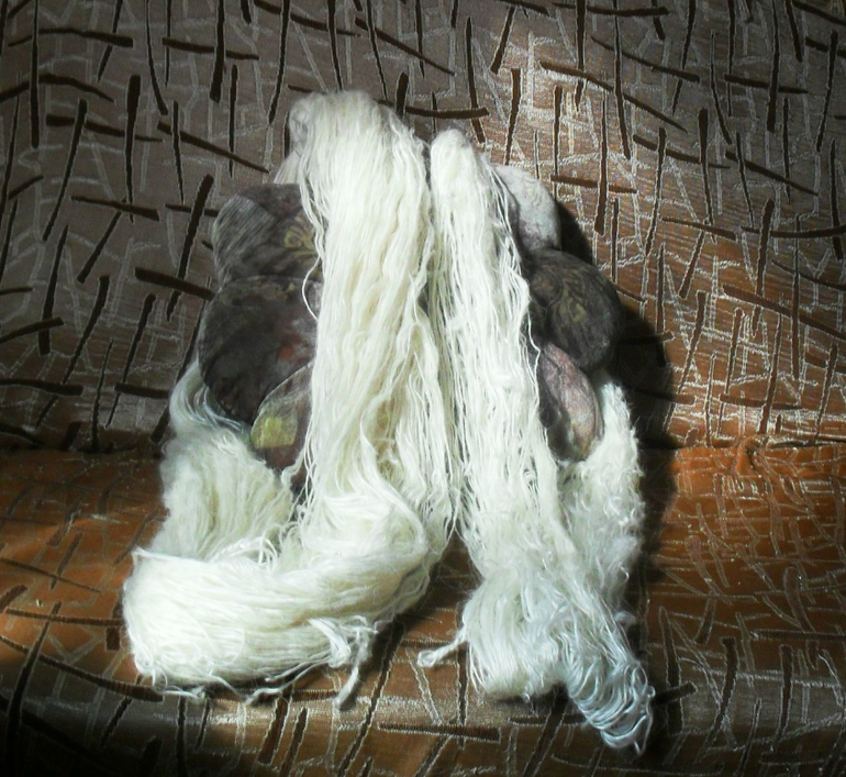 Пуховая пряжа на заказ.ручное прядение.