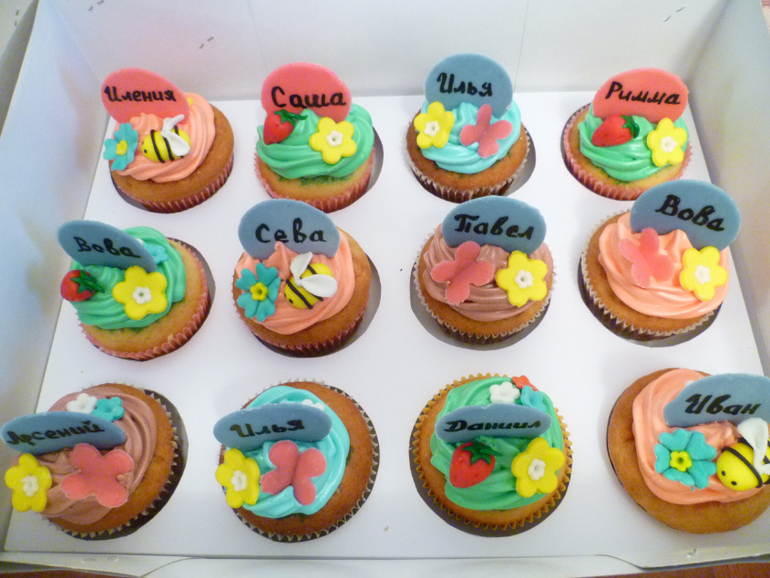 Капкейки разные