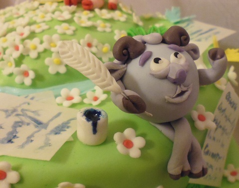 Торт "Смешарики с подарками"