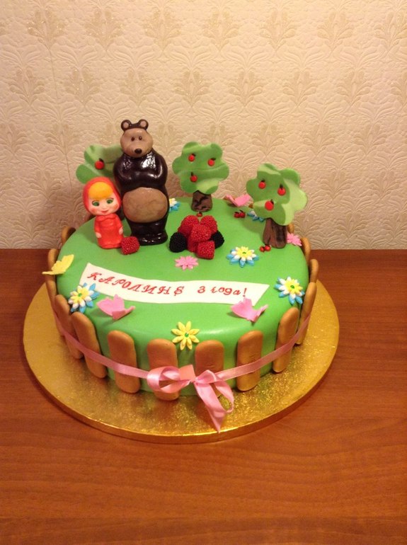 Тортик "Маша и медведь"