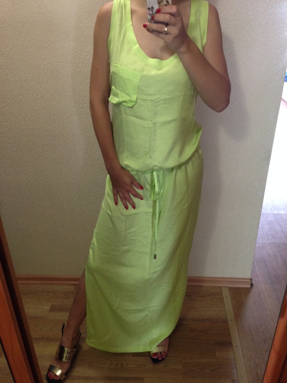 Новое длинное летнее платье Zean р-р 44-46