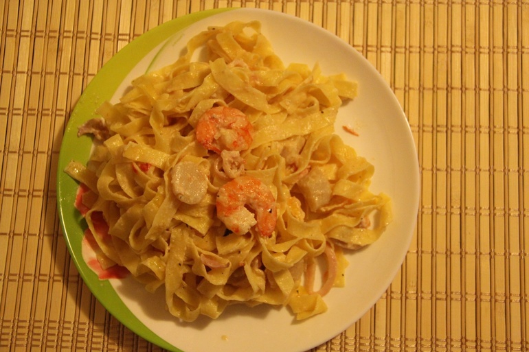Паста с морепродуктами