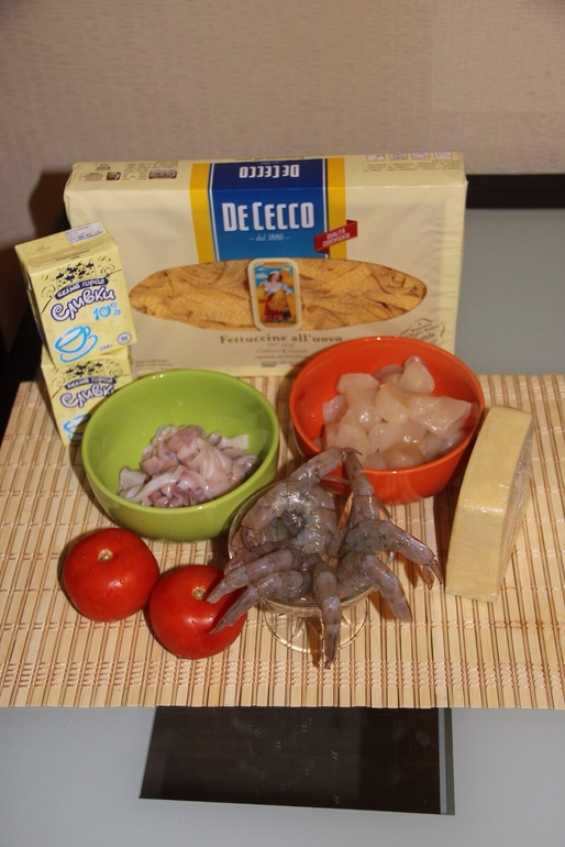 Паста с морепродуктами
