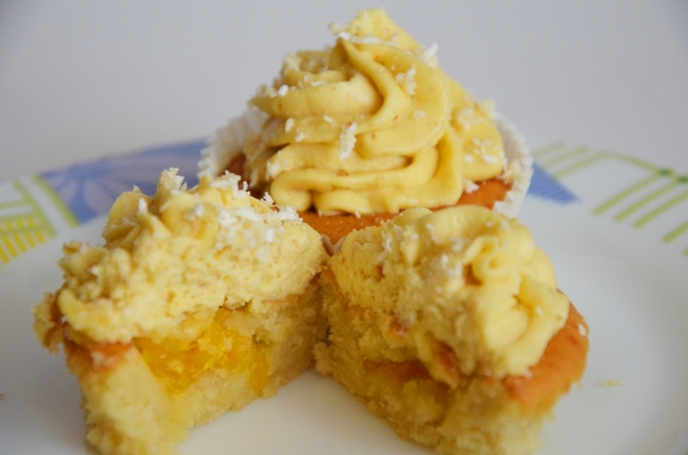 Ванильные капкейки с кремом тирамису