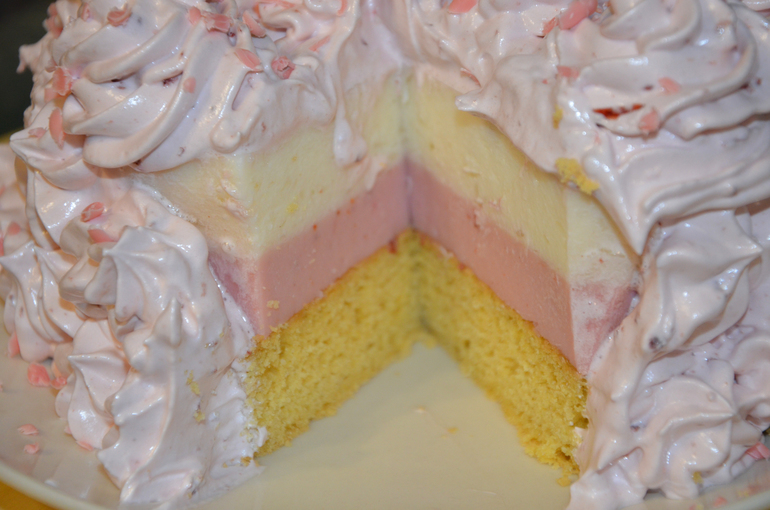 Очень кремовый торт.