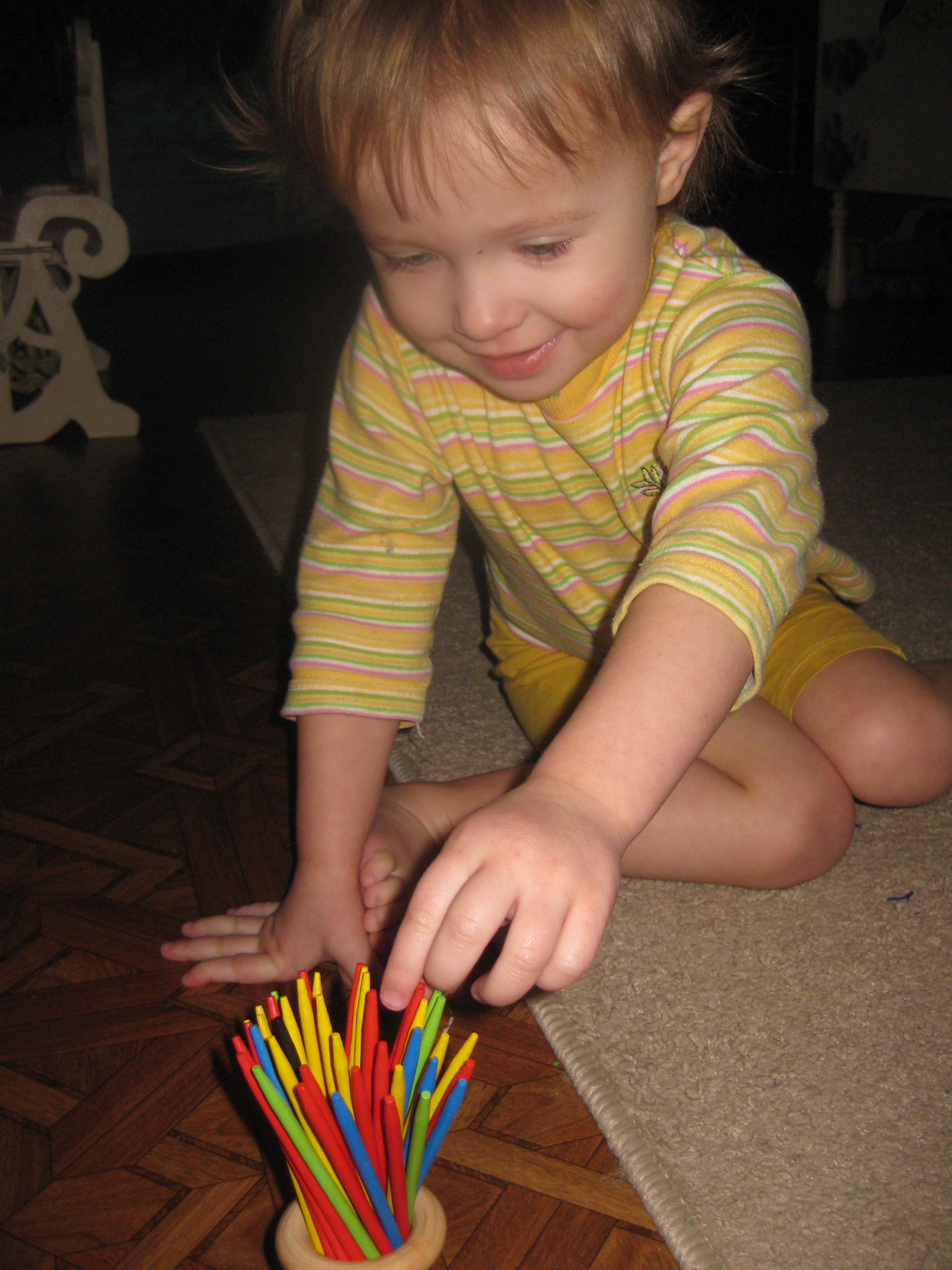 Первые настольные игры в 2,5 года