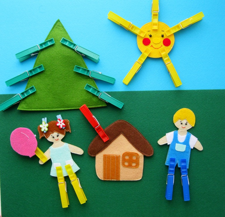 Игры с прищепками