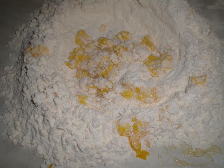 Лапша домашняя обыкновенная (фото рецепт)