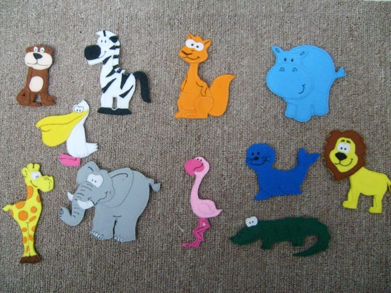 Экзотические фетрушки