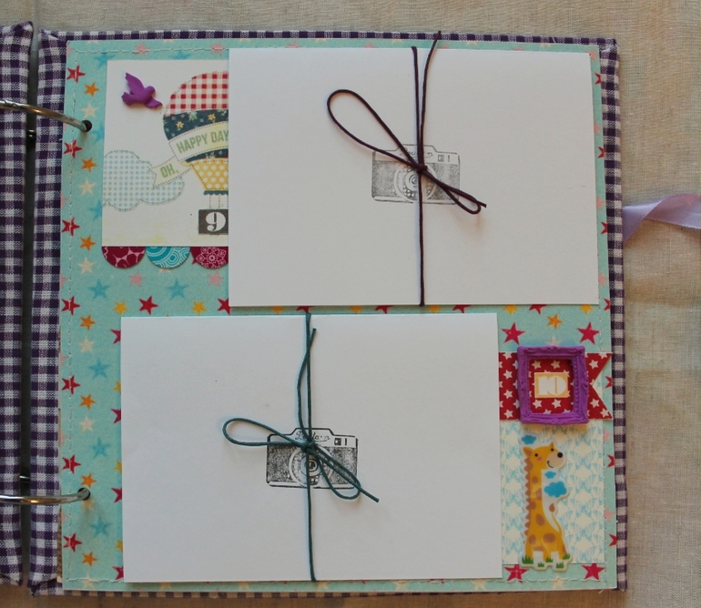 Малышковый сиреневый альбом.