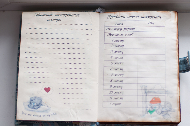 Блокнот "Дневник мамы"