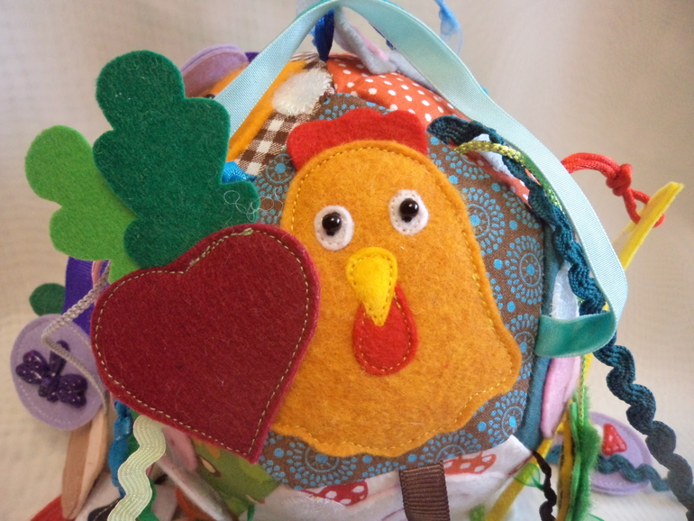 Развивающий мячик "Кто что ест"