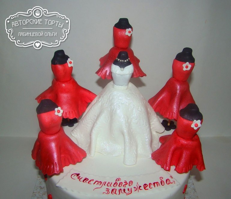 Тортик на девичник.