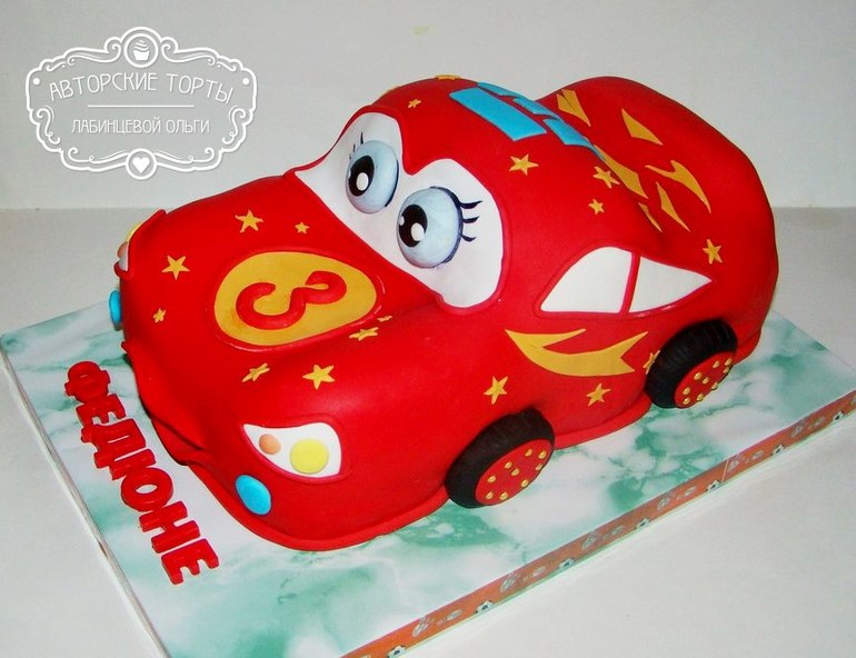 Торт Маквин для Феденьки.