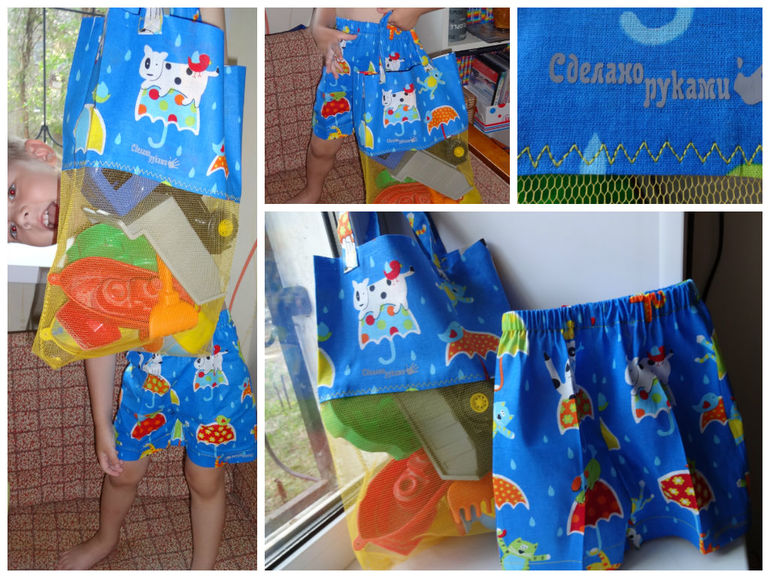 Песочный комплект для сына :)