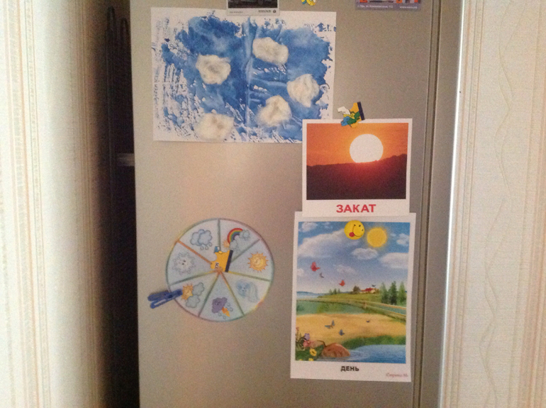 ТН "Погодные явления". День первый. Солнце, облако, луна и звезды.