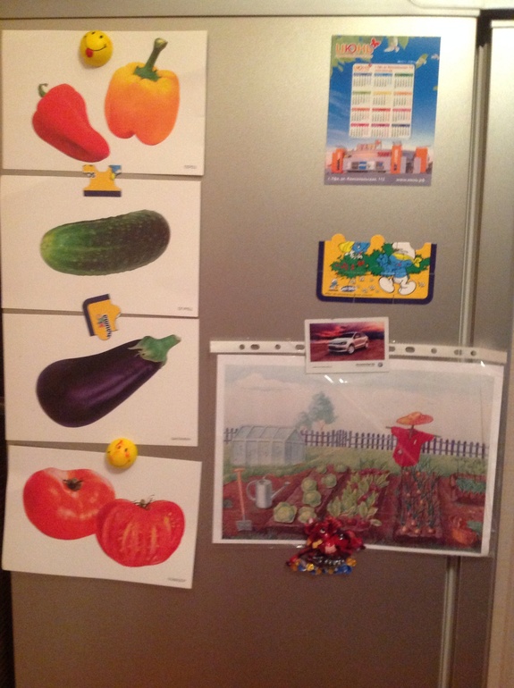 ФМ "Овощи". День четвертый. Огурцы, помидоры, кабачок, баклажан и перец.