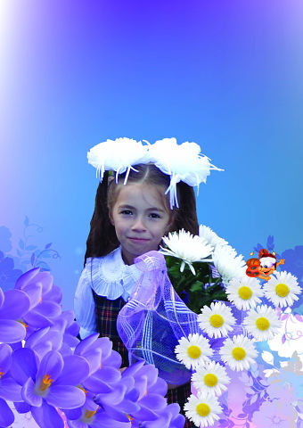 Златочка заканчивает 1 класс