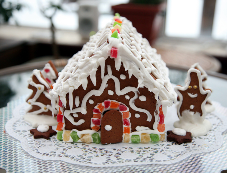 Мой второй пряничный домик....идей было больше :(:(