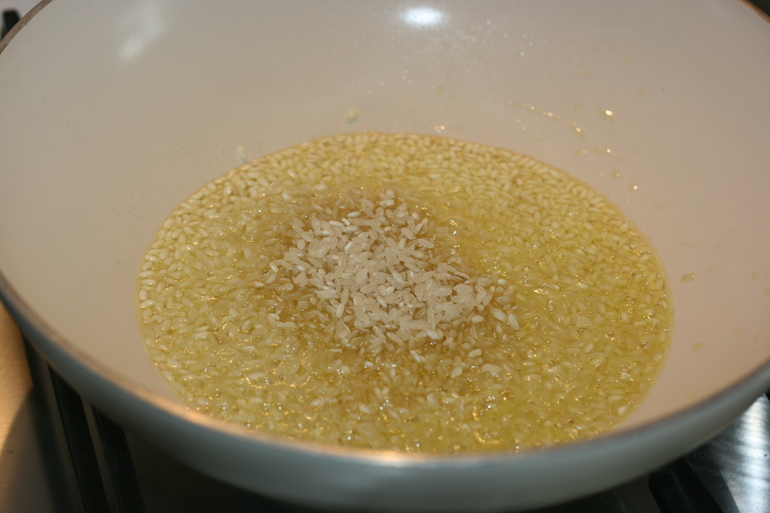 Ризотто с помидорками черри