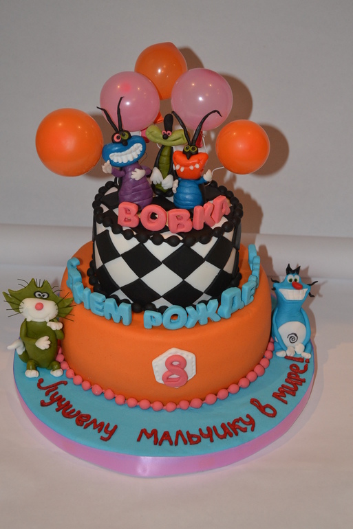 Торт Огги и тараканы