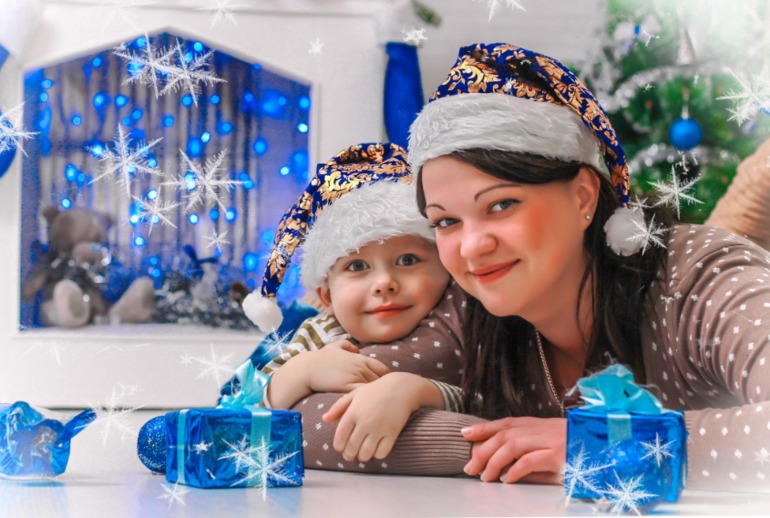 Моя маленькая студия!!! Делюсь новогодними фотографиями :)
