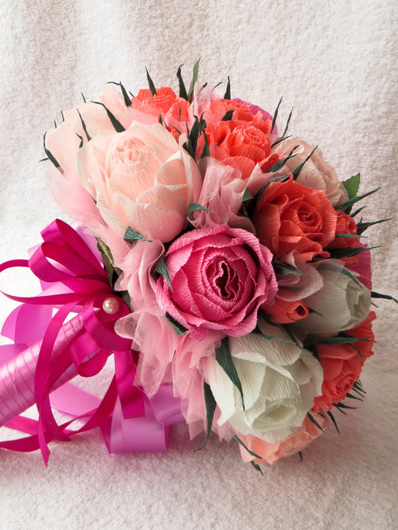 Букетик на юбилей для милой сношки!