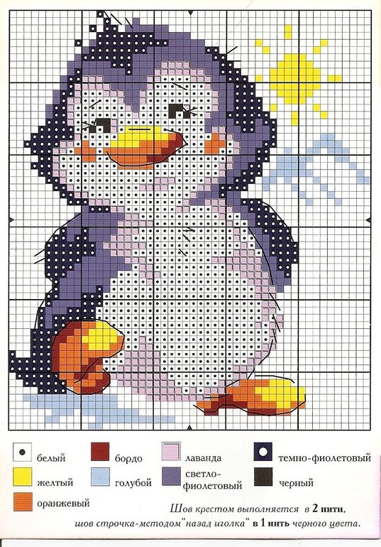 Как подобрать нитки к схеме от Алисы?