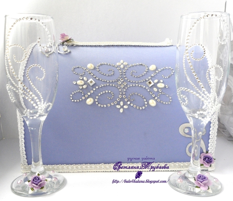 Розовый и сиреневый свадебные наборы  за 500 руб!