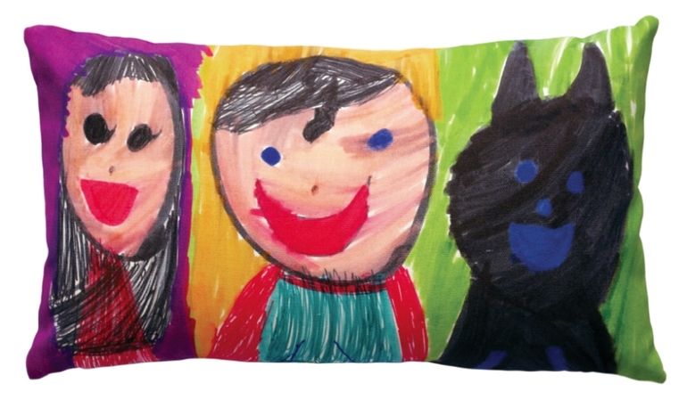 Подушки с рисунками вашего ребенка