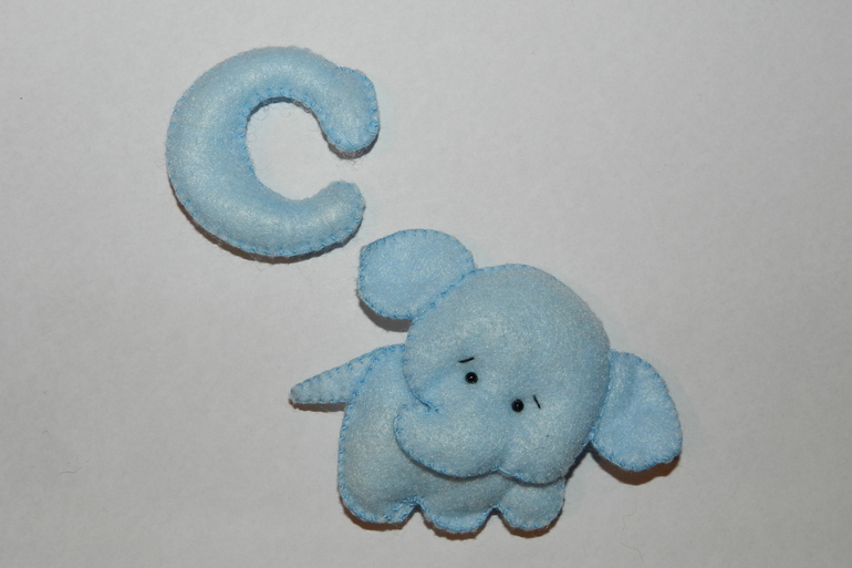 Алфавит из фетра с животными!