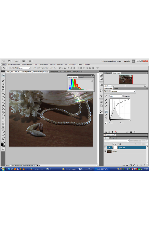 Контрольное задание № 7. Корректируем фотографию при помощи кривых