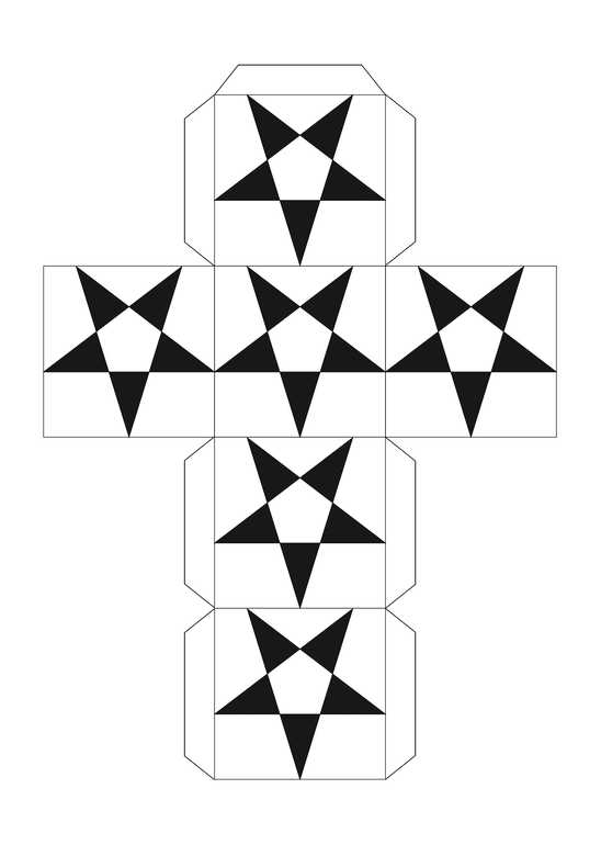 Выкройки кубиков для развития зрения!!!