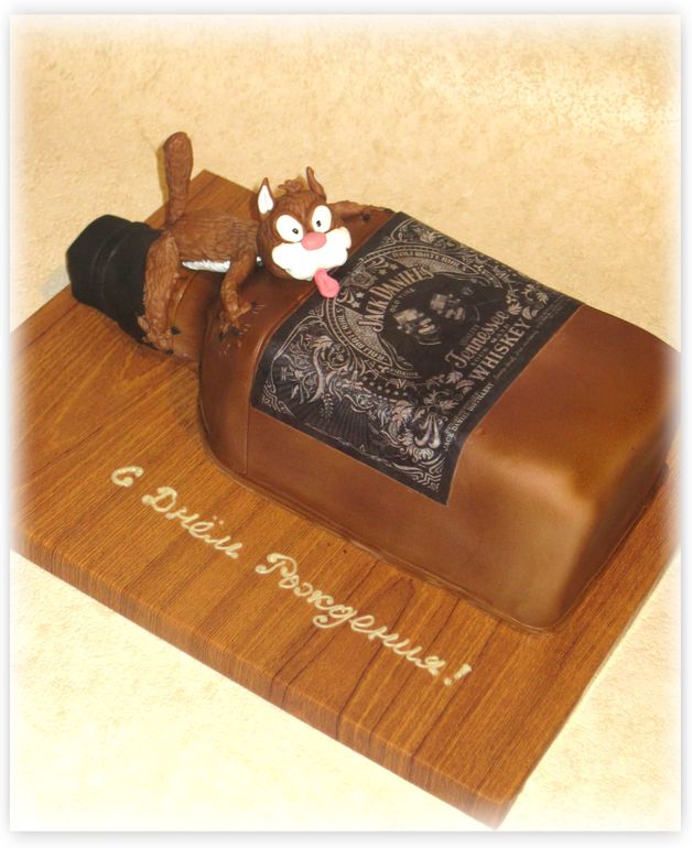 Джек Дэниелс и кот