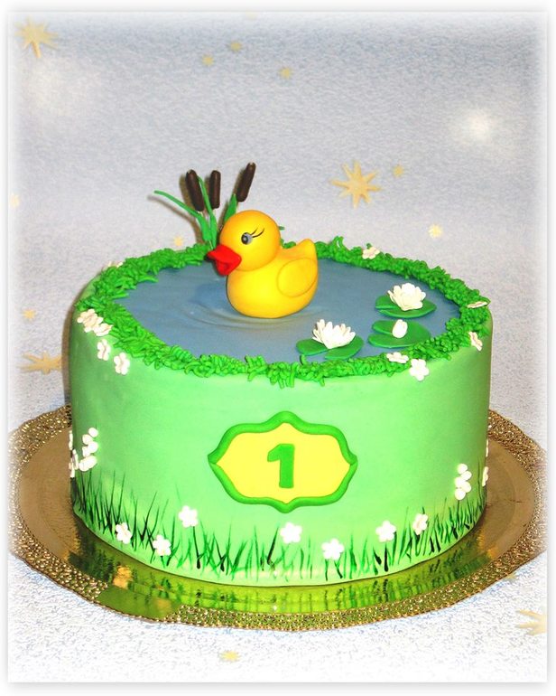Мальчику на годик - уточка