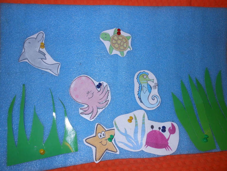 Морские обитатели для МАЛЫША 1,8