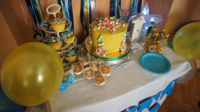 А вот так прошел наш годик!