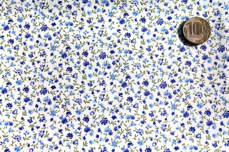 Распродажа синих тканей для Тильдушек.