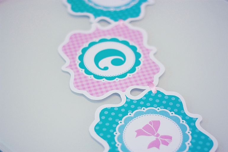 Пригласительные на годик в стиле Tiffany