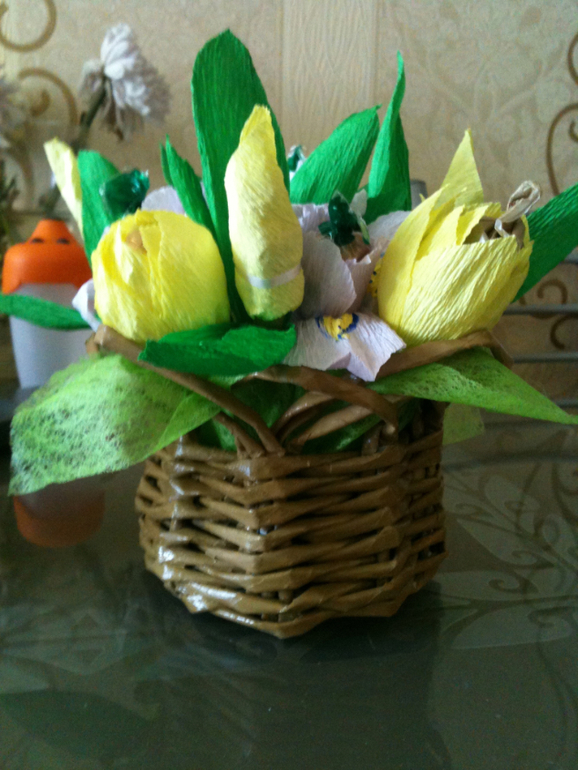 Сладкие букеты еще одно хобби:)