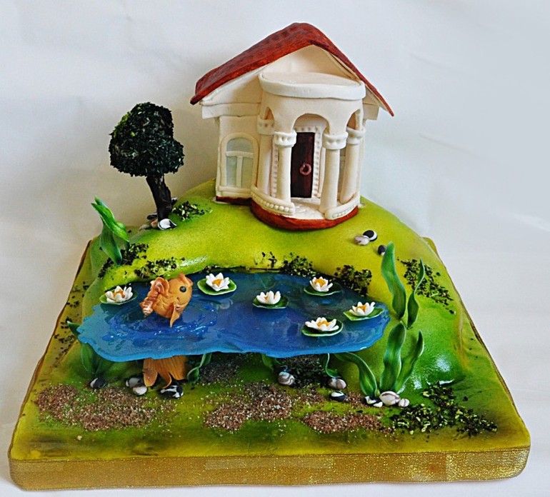 Дом для мужчины, мечтающего об особняке на берегу озера