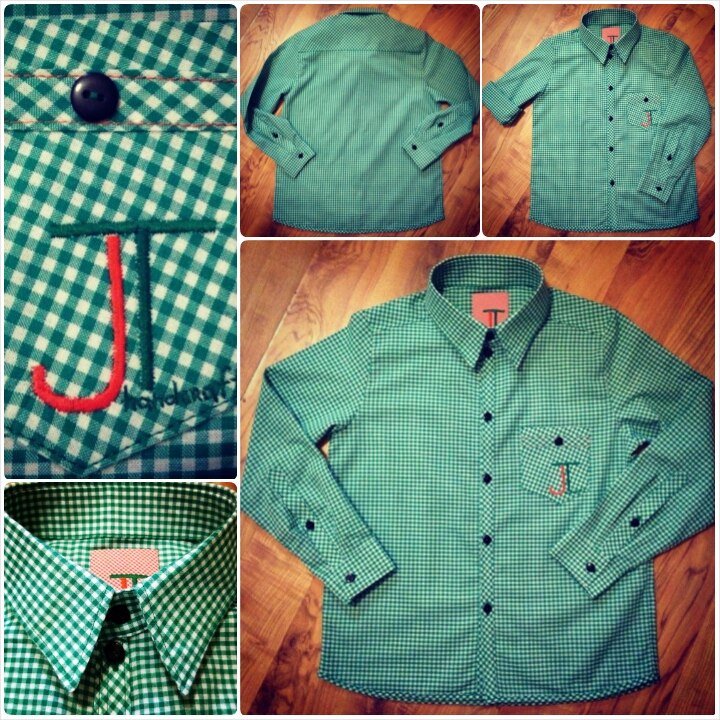 Рубашка для мальчика "Green"