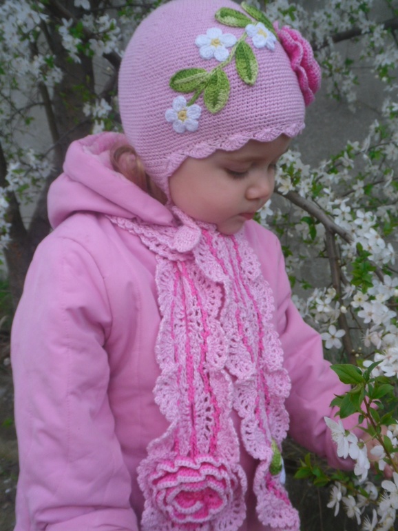 Мои шапульки осень-весна для девочек