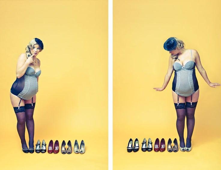 Идеи для фотосессии беременных, часть первая PIN UP мамочки