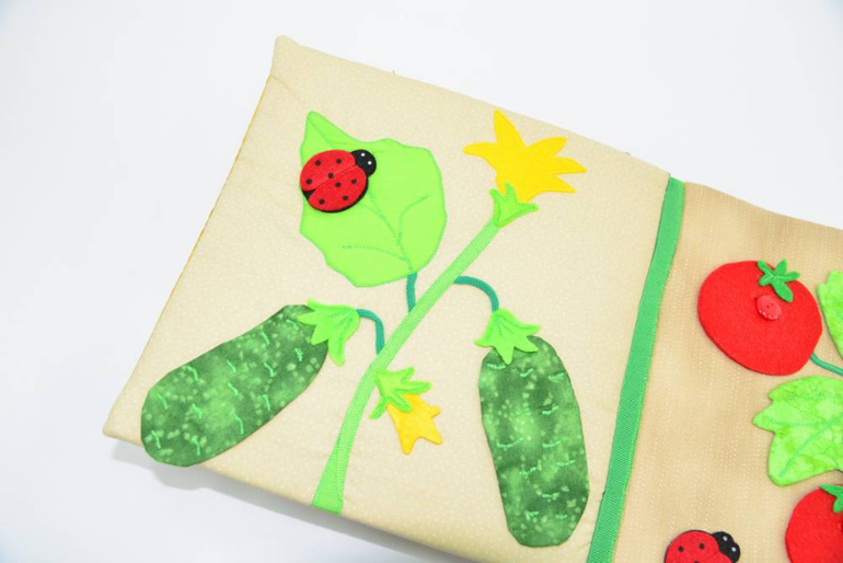 Развивающая книжка ОВОЩИ