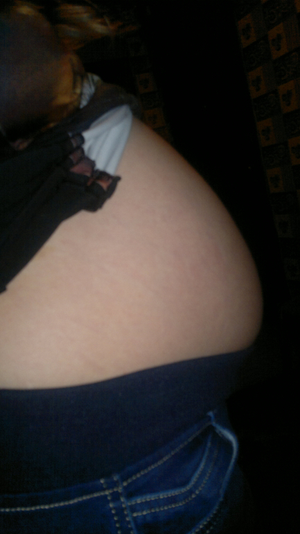 Пузик 38 недель