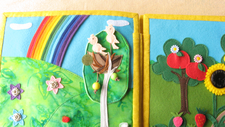 Развивающая книжка "Времена года" (второй вариант)